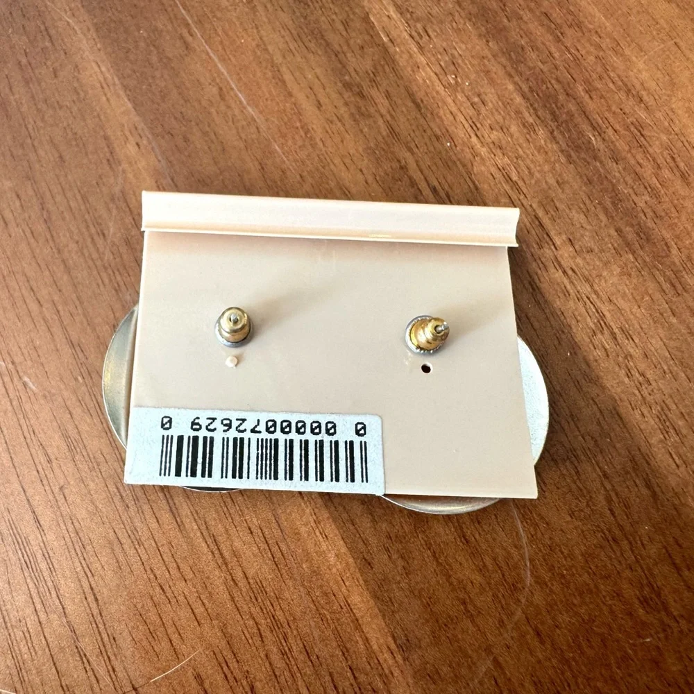 Vintage 80s Star Patterned Earrings